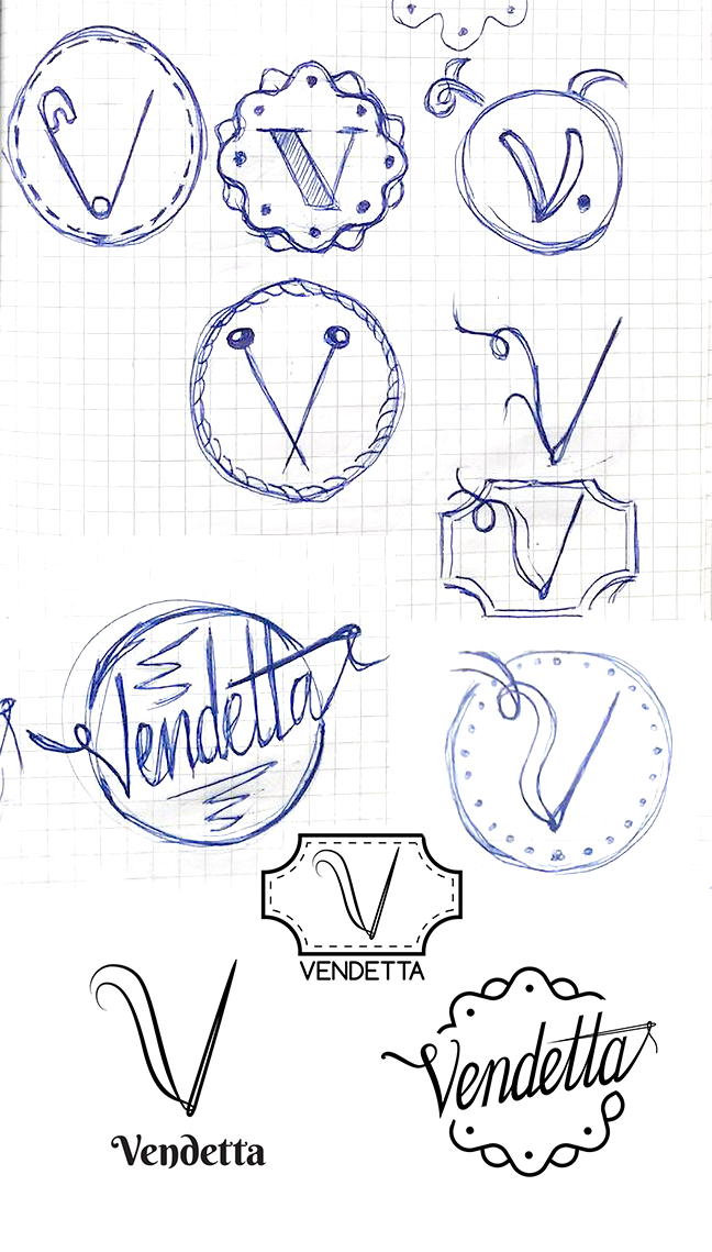 Vendetta - Скици и креативен процес.